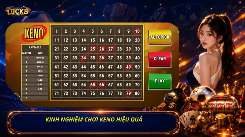 Kinh Nghiệm Chơi Keno Hiệu Quả