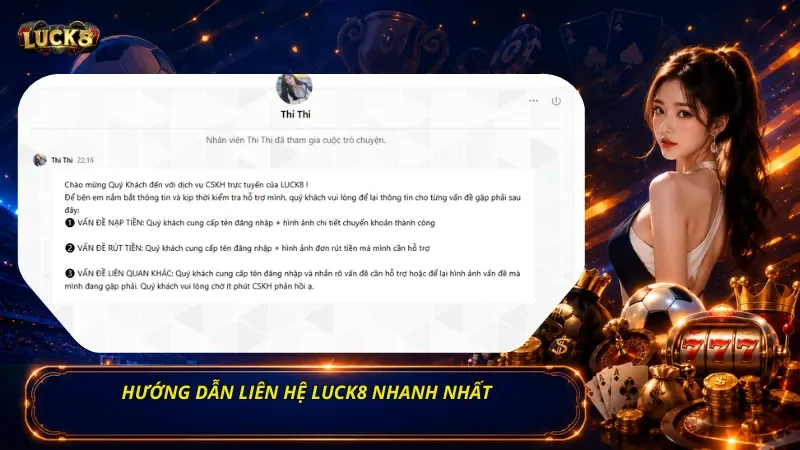 Hướng Dẫn Liên Hệ Luck8 Nhanh Nhất