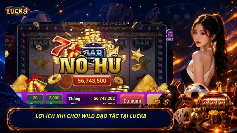 Lợi ích khi chơi Wild Đạo Tặc tại Luck8