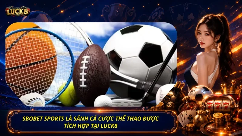 Sbobet Sports là sảnh cá cược thể thao được tích hợp tại Luck8