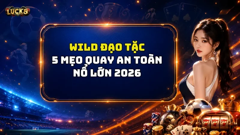 Wild Đạo Tặc Luck8 – Mẹo Quay An Toàn Nổ Lớn Cho Người Mới